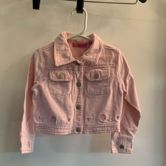 Betsey Johnson Girls Beaded Corduroy Jacket Size 4